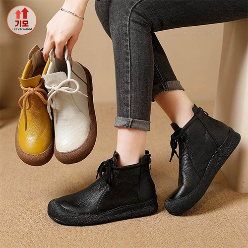 집업 레더 미들부츠[일반/기모 2종류]