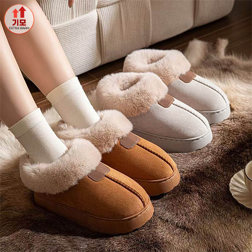 포근한 윈터 스웨이드 털신