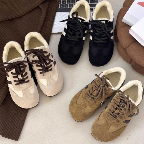 포근 털안감 겨울 스니커즈