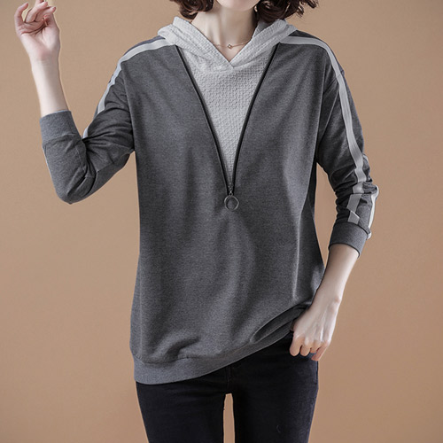 [당일발송] 매쉬 후드 집업티