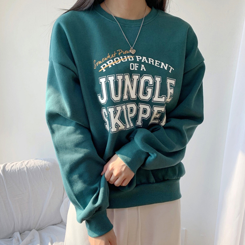 기모 정글 라운드 맨투맨