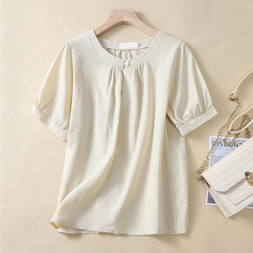 ◈[당일발송] 린넨 맨투맨 셔링 티셔츠 