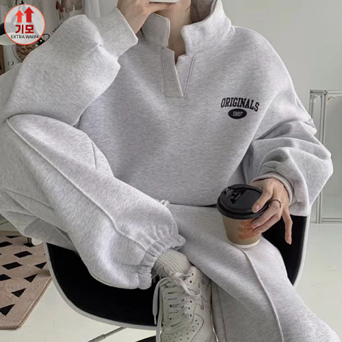 기모 오리지널 맨투맨&조거팬츠 2SET