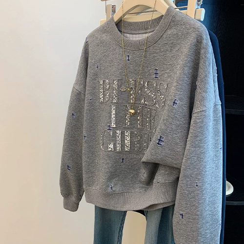 블레스 레터링 빈티지 맨투맨