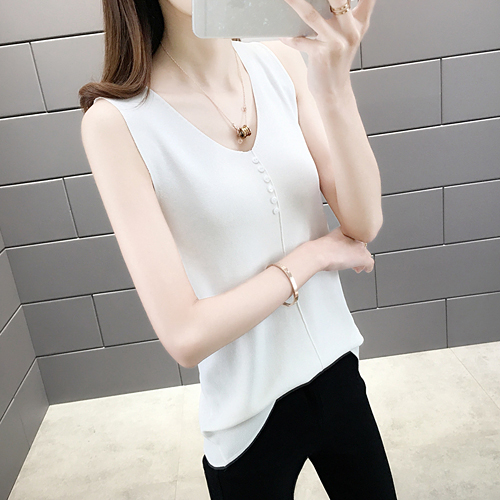 [당일발송]브이넥 소프트 나시