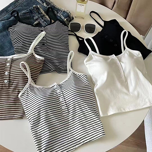 쫀쫀 내장캡 끈나시 탑