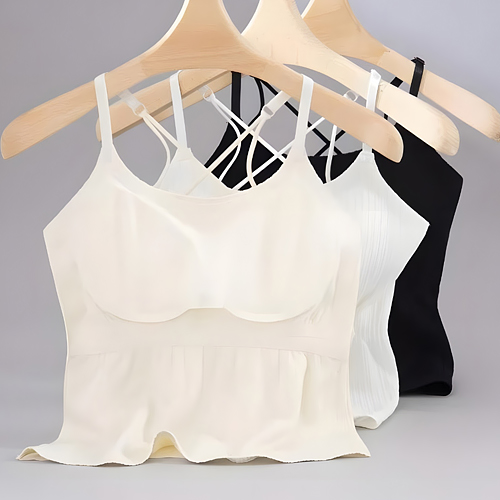 ◈[당일발송] 내장 브라 골지 탑