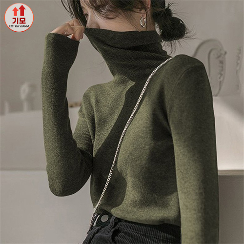 ◈[당일발송] 데일리 슬림 기모 폴라티