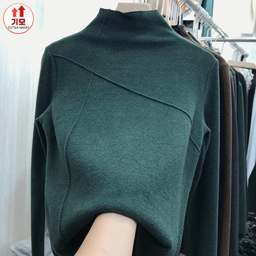 절개라인 겨울 기모 폴라티