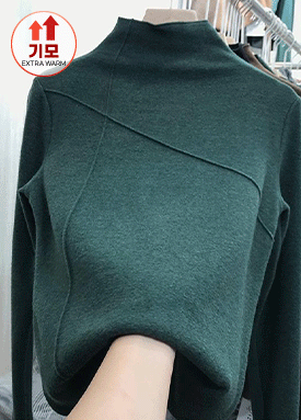 절개라인 겨울 기모 폴라티