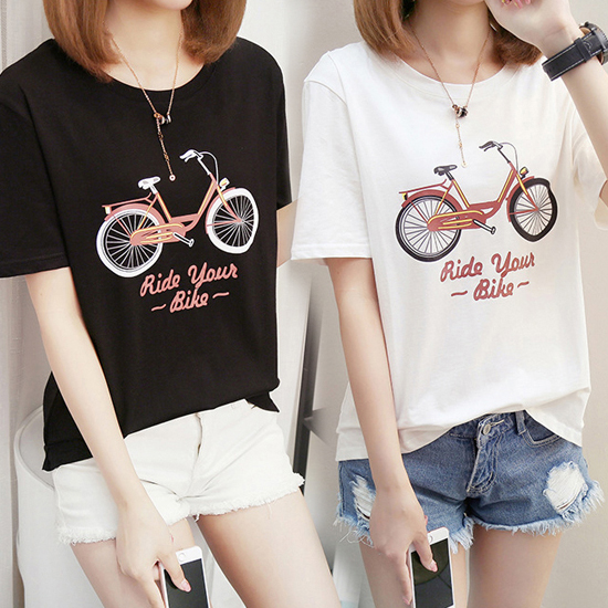 [당일발송] 자전거 라운드티 