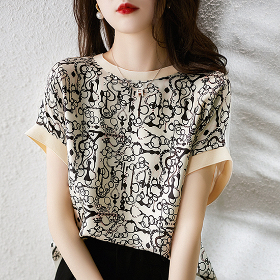센슈얼 패턴 냉감 반전 티셔츠
