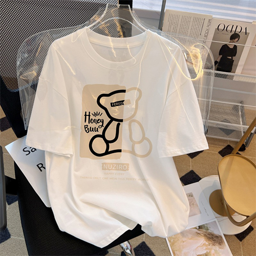 [당일발송]허니부 오버핏 반팔 티셔츠 