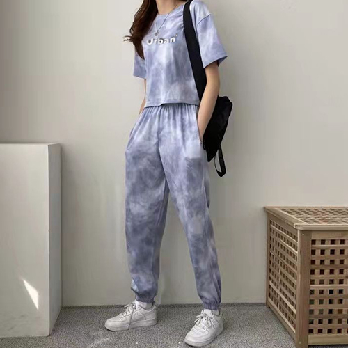 ◈[당일발송] ★목요특가 자정마감 50%★어반 나염 반팔티&조거 밴딩 팬츠 2SET