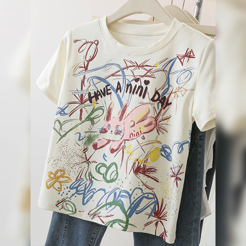 . 데이 래빗 컬러풀 반팔 티셔츠