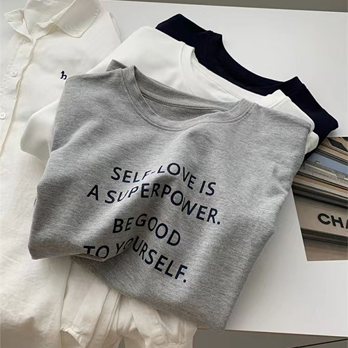 러브 레터링 베이직 반팔티