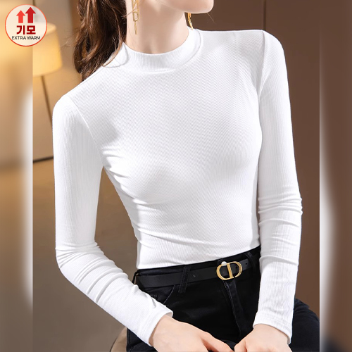 11컬러 약기모 베이직 골지 티셔츠