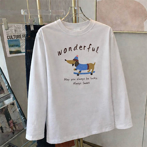 [당일발송]원더풀 올데이 루즈핏 긴팔티