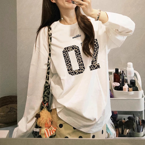 07 레오파드 롱슬리브 티셔츠