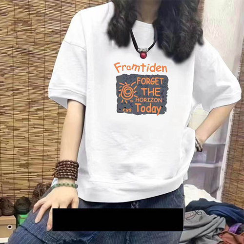 드로잉 아트 시보리 루즈핏 반팔 맨투맨