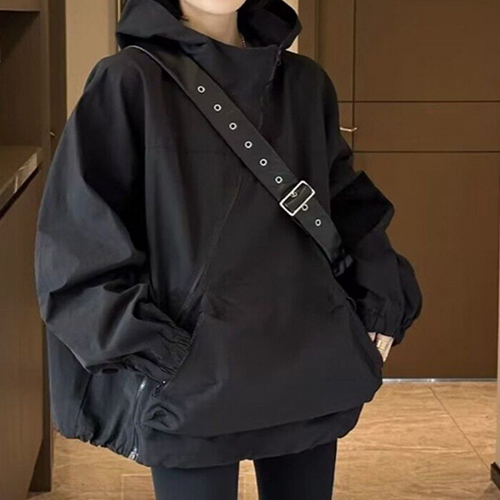 [당일발송]사선 집업 바람막이 후드 점퍼