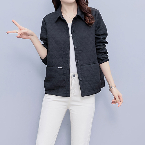 ◈[당일발송] 간절기 루즈핏 패턴 카라 점퍼