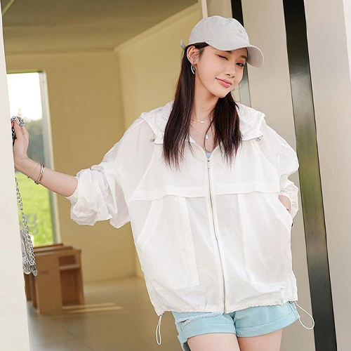 썸머 베이직 후디드 바람막이