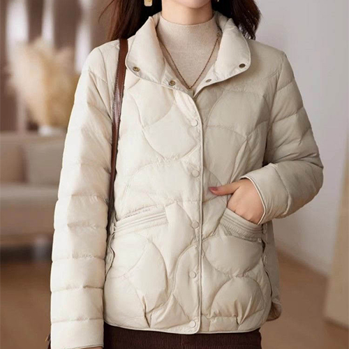 데일리 하이넥 퀼팅 패딩 점퍼