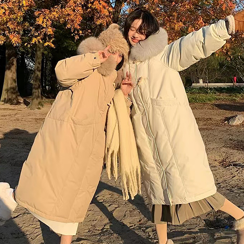 ★금요특가 자정마감 50%★리얼 포근 퍼카라 롱 패딩 코트