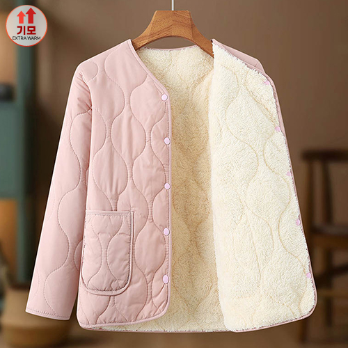 포근 양털기모 퀼팅 점퍼