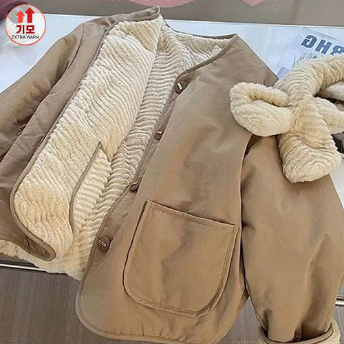 [머플러 2SET] 리버시블 퍼안감 겨울 보온 점퍼