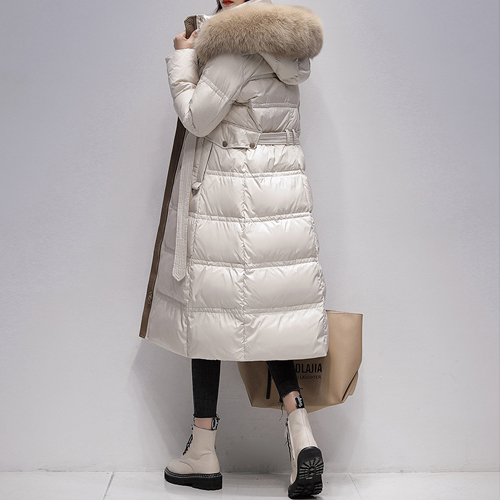 [당일발송] (진짜 여우 털) 달린 (오리털 100%) 롱~ 패딩W