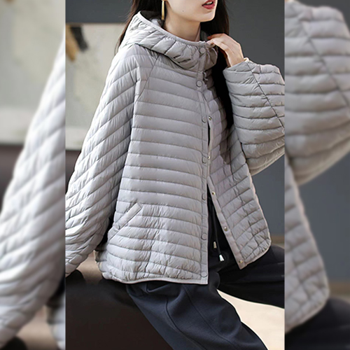 ◈[당일발송]웰론 경량 하이넥 오버핏 패딩