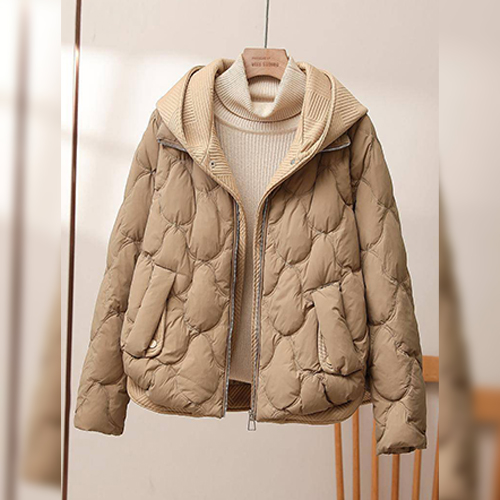  [당일발송] ★목요특가★[당일발송]캐주얼 후드 레이어드 퀼팅 패딩