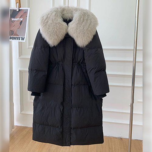 ◈[당일발송]빅카라 퍼 롱 패딩