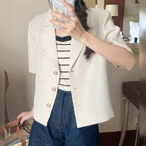 ◈[당일발송] ★목요특가 자정마감 50%★싱글 반팔 썸머 자켓