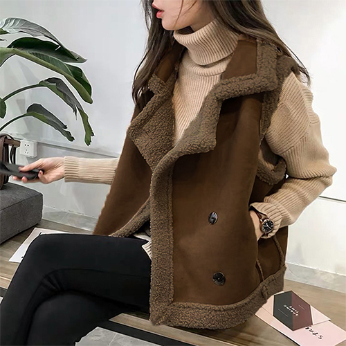 양털 뽀글이 무스탕 베스트