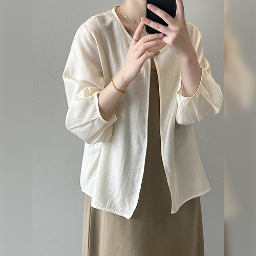 데일리 심플 썸머 오픈 자켓