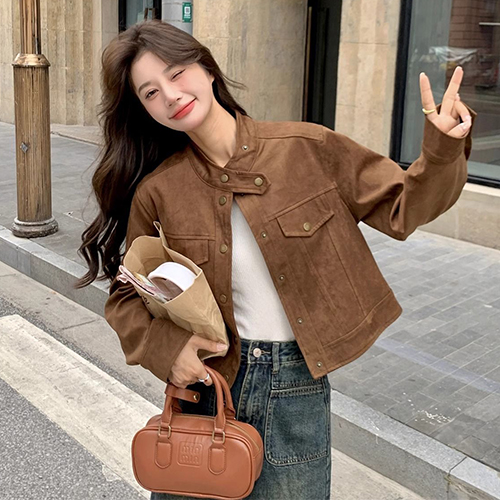 [당일발송]캐주얼 포켓 스웨이드 자켓 [쿠폰 적용 제외] 