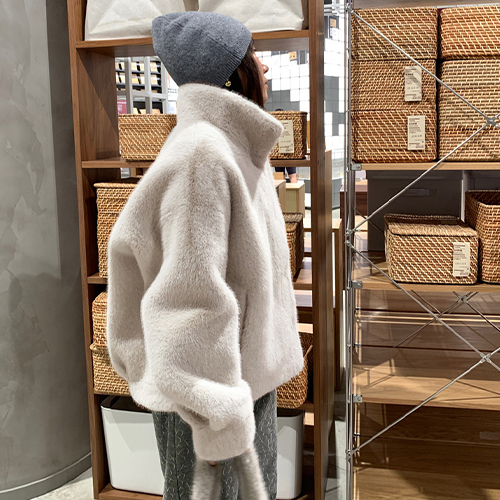 [당일발송] ★토요특가 자정마감50%★하이넥 에코퍼 코트 자켓