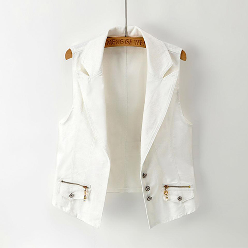 ◈[당일발송] 캐주얼 심플 데님 베스트