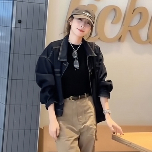 빅포켓 스티치 데일리 데님 자켓