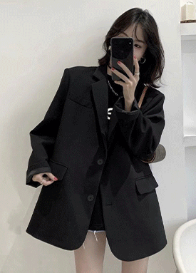 베이직 테일러드 싱글 자켓