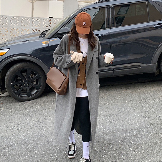 [당일발송] 테일러드 카라 핸드메이드 코트