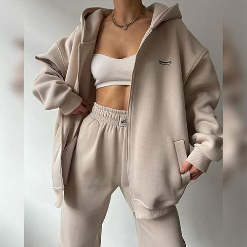 ◈[당일발송] 캐주얼 루즈핏 밴딩 트레이닝 세트