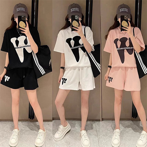 ★일요특가 자정마감 50%★더블유 반팔 트레이닝 세트