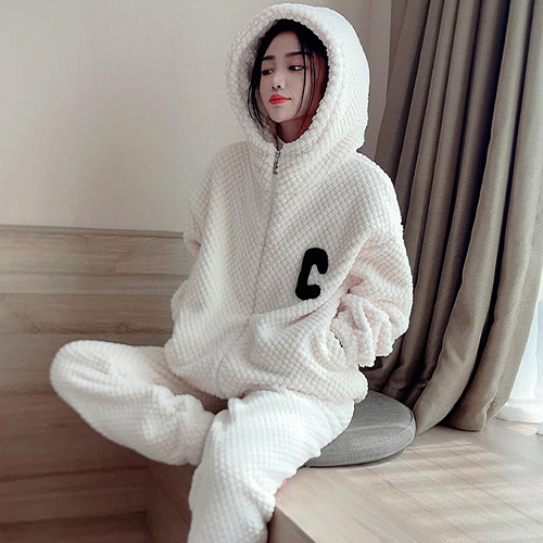 [당일발송] 겨울 극세사 로고 트레이닝 세트