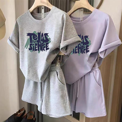 ◈[당일발송]  편안한 홈웨어 데일리 반팔 트레이닝 세트