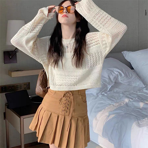 ◈[당일발송] [재입고] ★1,000장 돌파★ 리본 밍크 라운드 니트