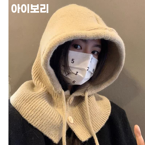 [당일발송] ★★스트링 니트 후드 바라클라바 [HT#253]